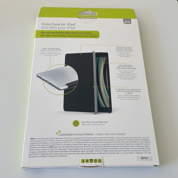 Puregear Folio Case for iPad 5th / 6th Generation - Picture 3 of 5